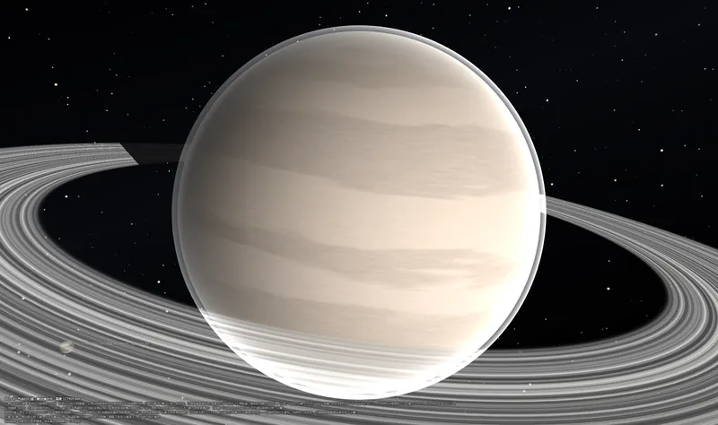 Ringed gas giant